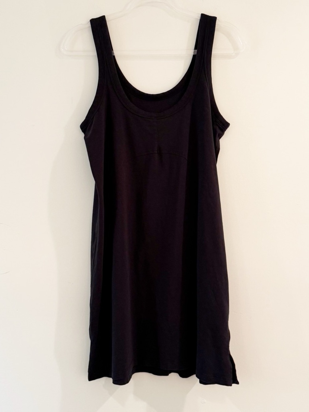 Lululemon Classic-Fit Cotton-Blend Black Scoop Dress - Picture 5 of 10